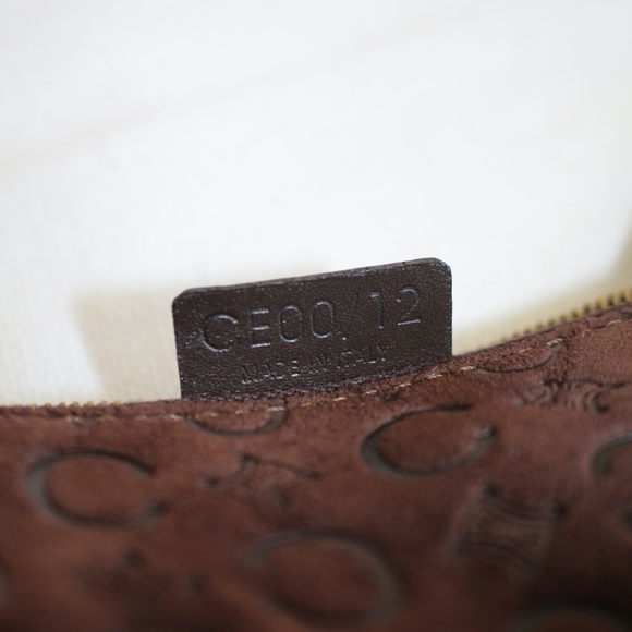 Céline Macadam Suede Shoulder Bag - Picture 7 of 7